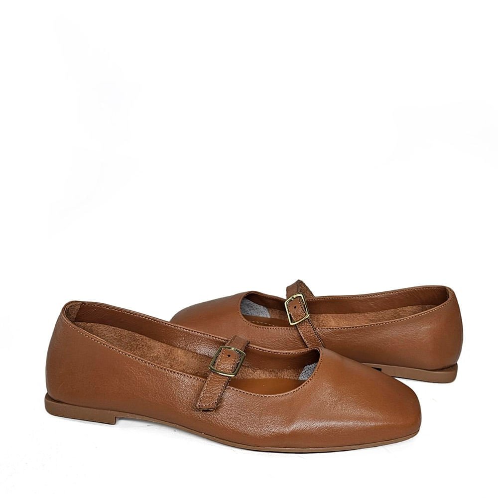 Sapatilha Feminina CLR177 Camel Marrom 2