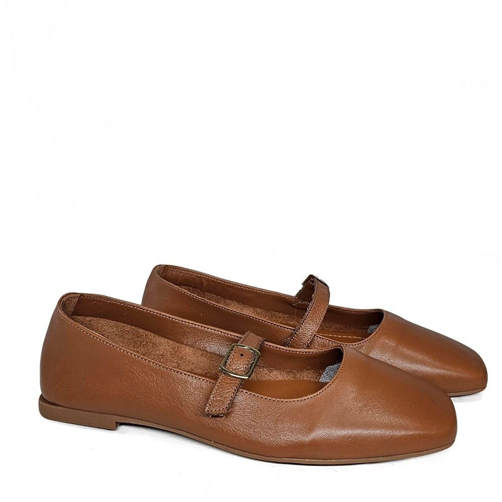 Sapatilha Feminina CLR177 Camel Marrom 3