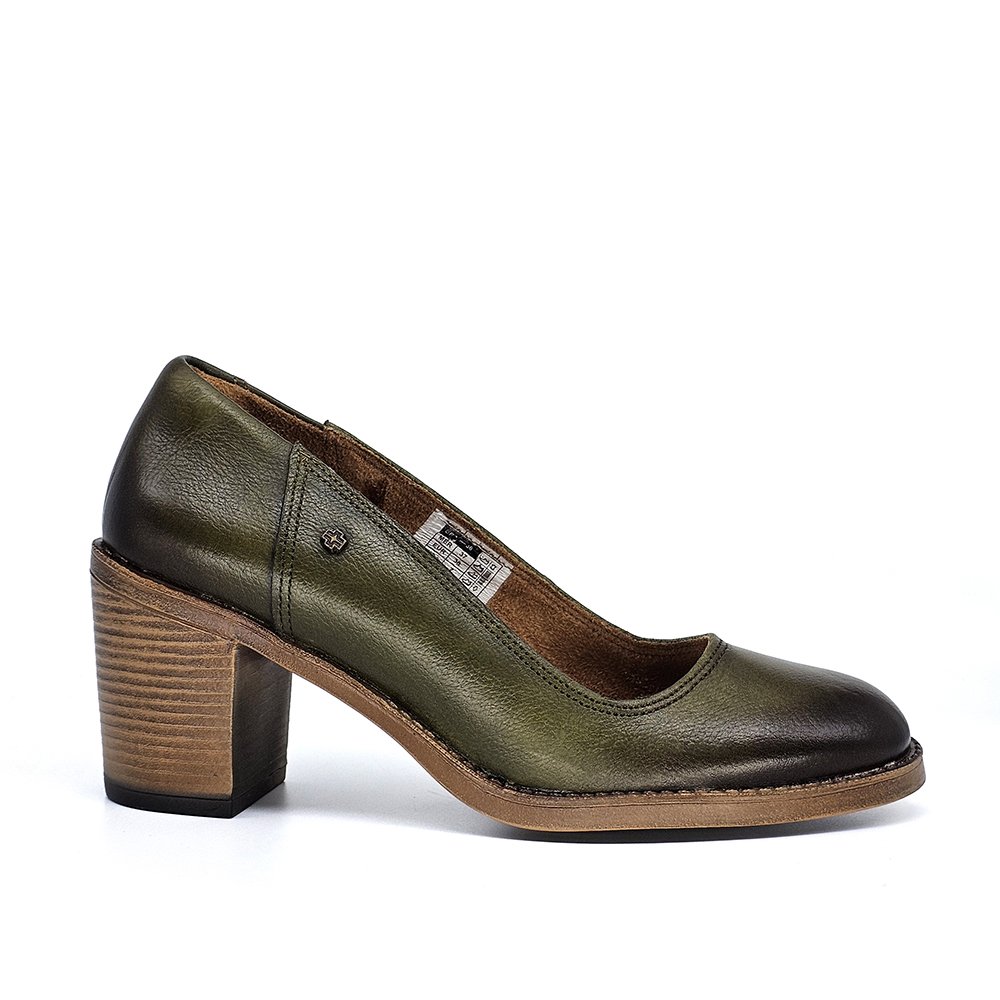 Sapato Feminino NAO003 Couro Militar