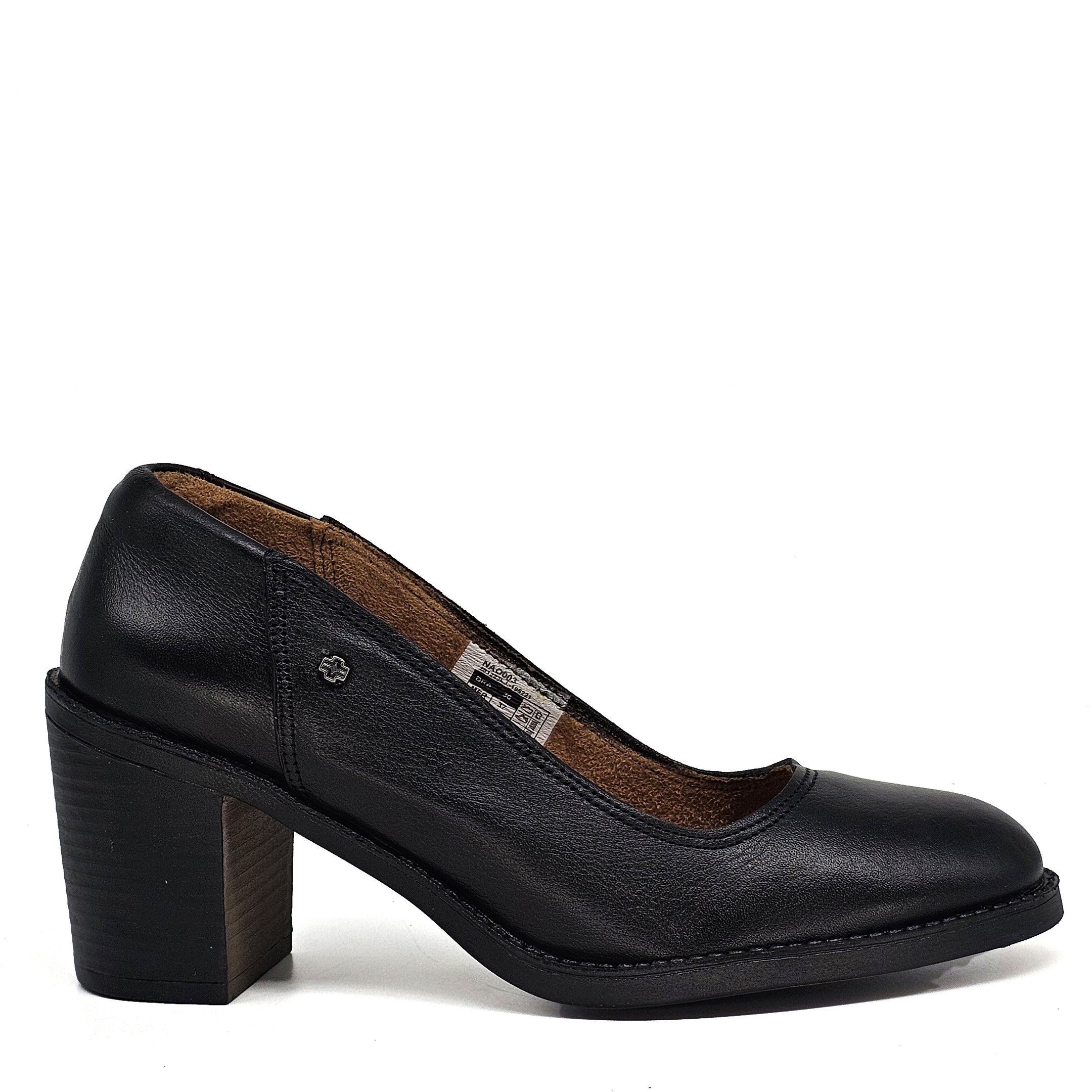 Sapato Feminino NAO003 Couro Preto