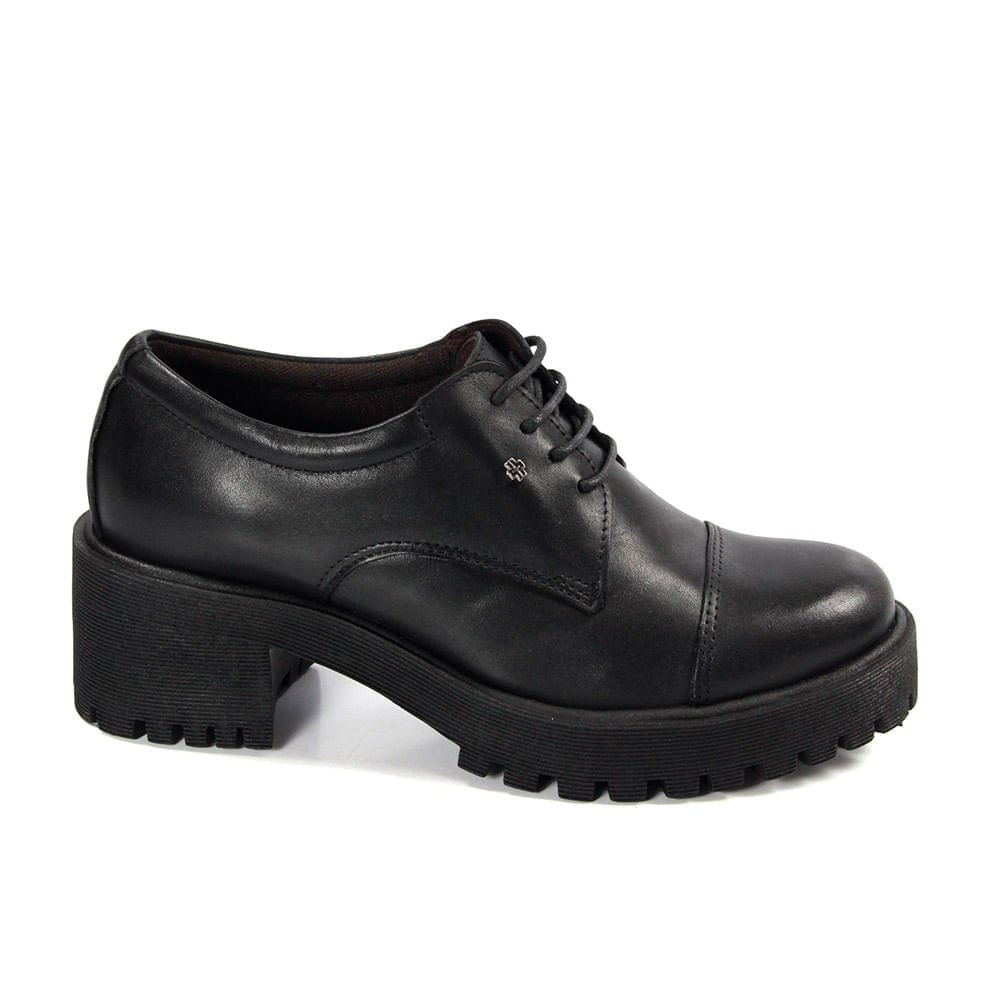 Sapato Feminino MUN006 Couro Preto