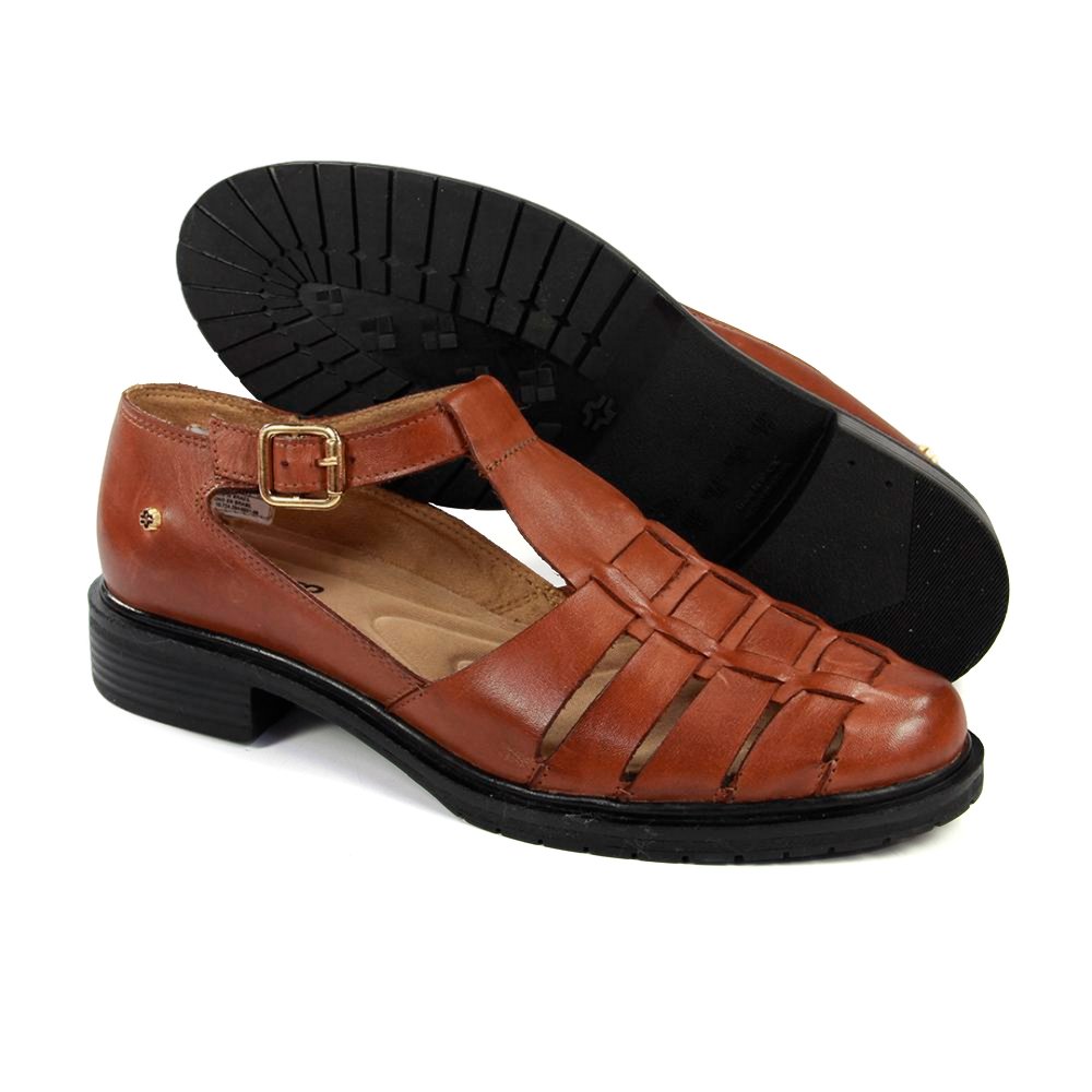 Sapato Feminino KAT052 Couro Pinhao Marrom 2
