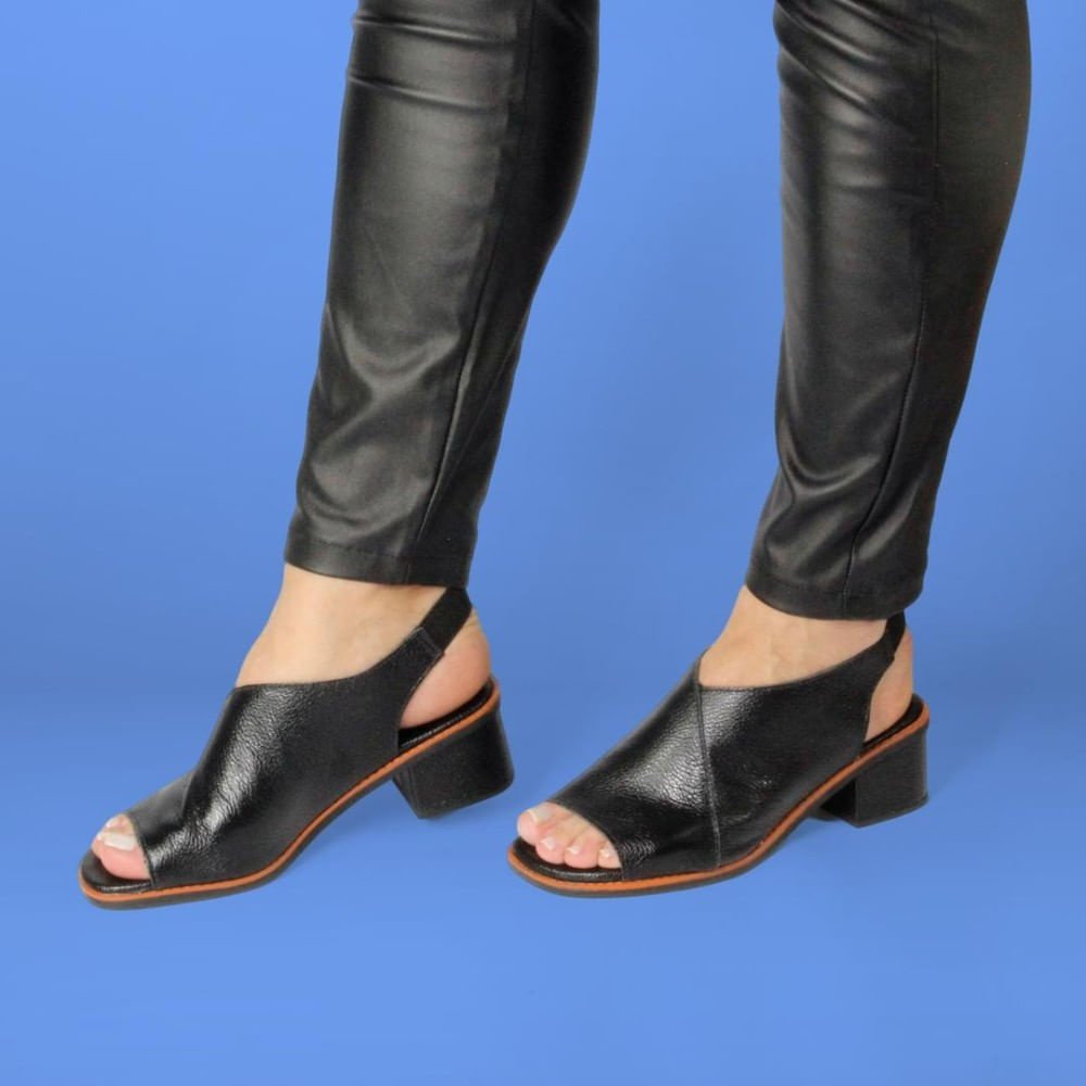 Sandália Feminina BTY0046 Preto Preto 4