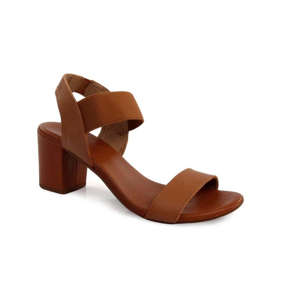 Sandália Feminina ANN1004 Castor Marrom 3