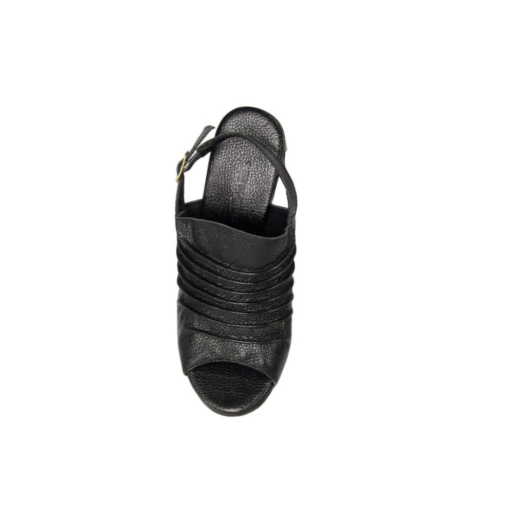 Sandália Feminina ANN1364 Preto Preto 5