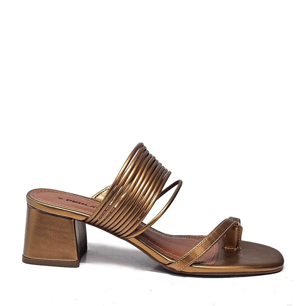 Sandália Feminina SOP026 Bronze