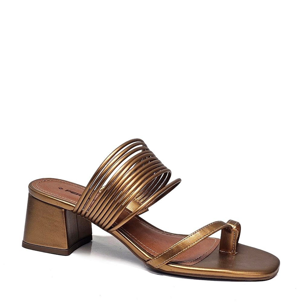 Sandália Feminina SOP026 Bronze Bronze 2