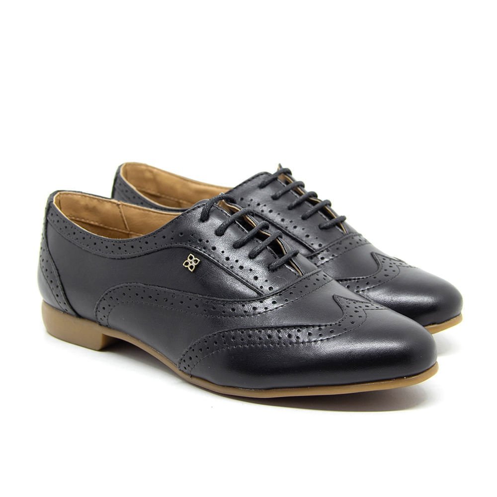 Sapato Feminino TRO1118 Couro Preto Lustro Preto 3