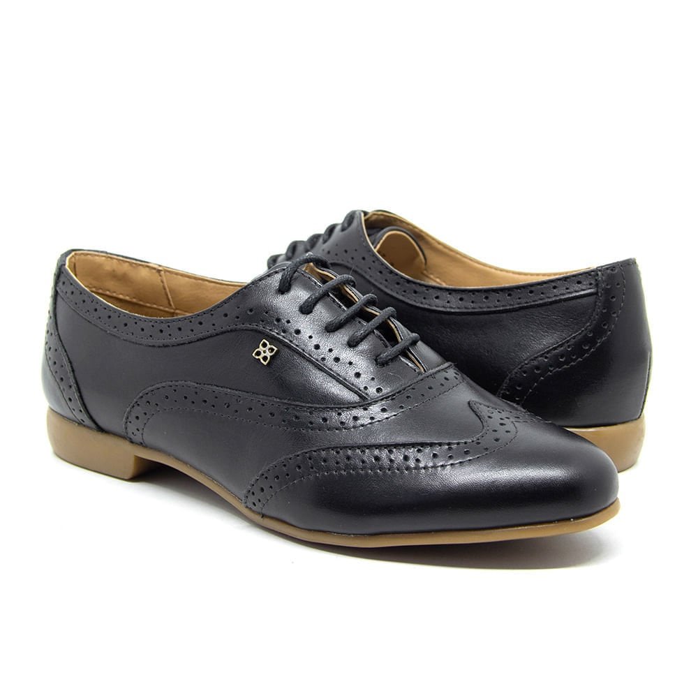 Sapato Feminino TRO1118 Couro Preto Lustro Preto 4