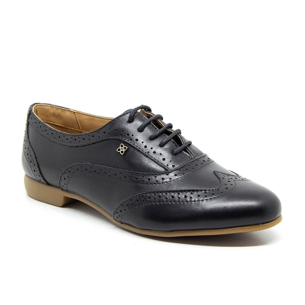 Sapato Feminino TRO1118 Couro Preto Lustro Preto 2
