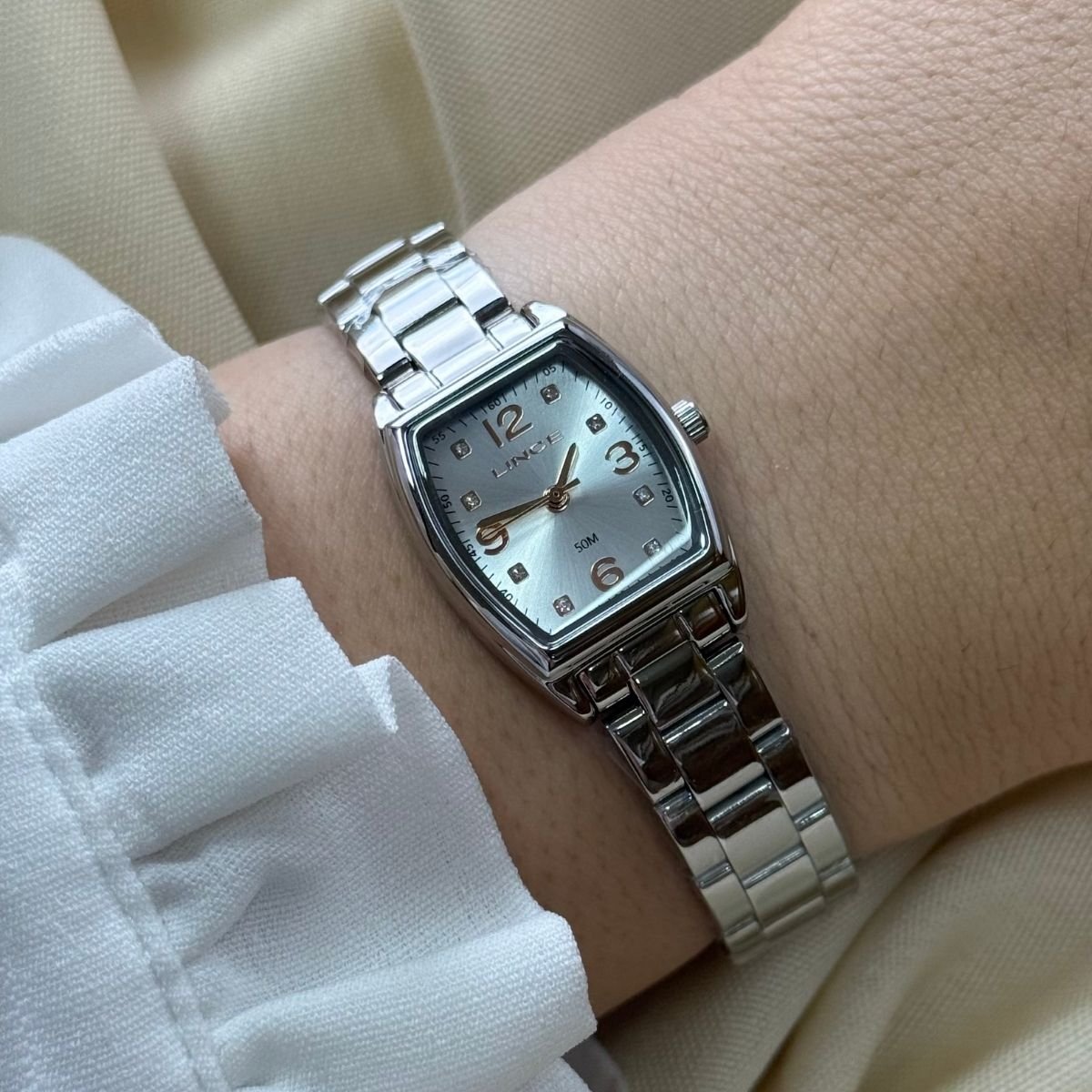 Relógio Lince Feminino LQMH265L22 S2SX Prata Prata 3