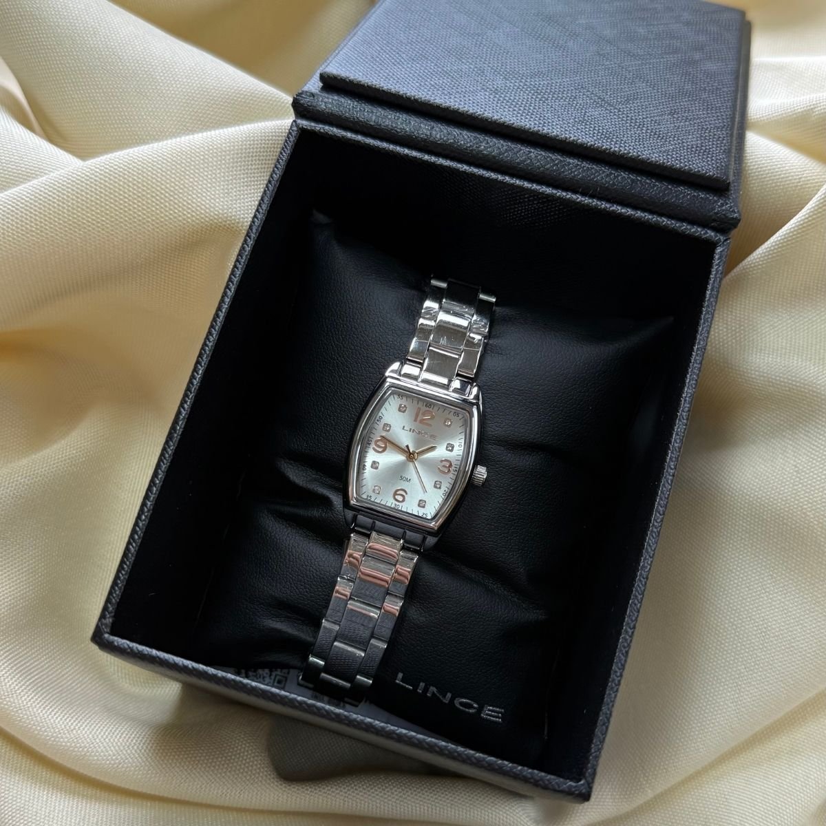 Relógio Lince Feminino LQMH265L22 S2SX Prata Prata 4