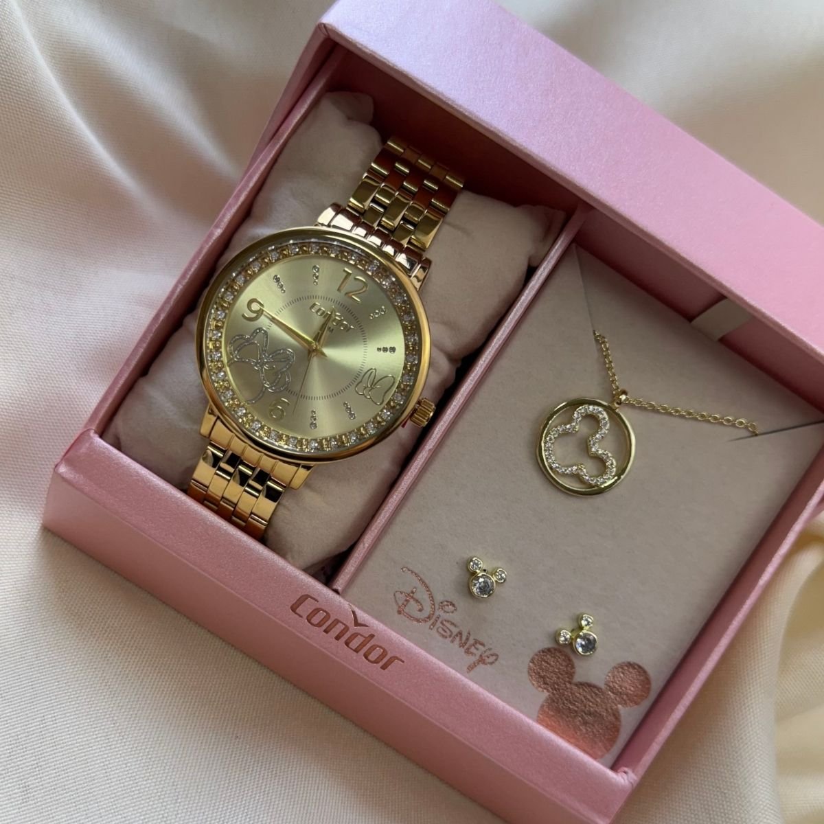 Relógio Condor Disney Minnie Feminino CO2036MYN/K4X Dourado Dourado 5