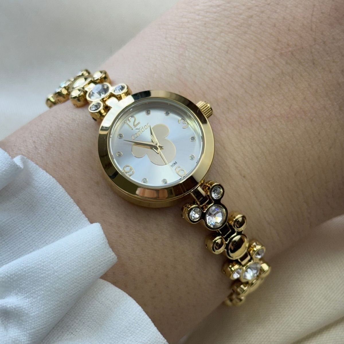 Relógio Condor Feminino Disney Mickey CO2035NTF/5K Dourado Dourado 3