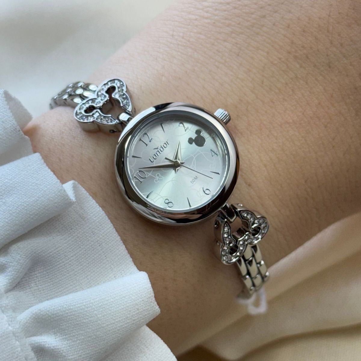 Relógio Condor Disney Mickey Feminino CO2035NVZ/5K Prata Prata 3