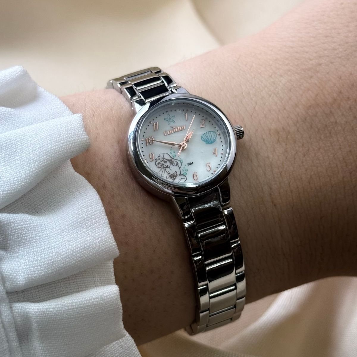 Kit Relógio Disney Condor Feminino CO2035NOC/K4K Prata Prata 3