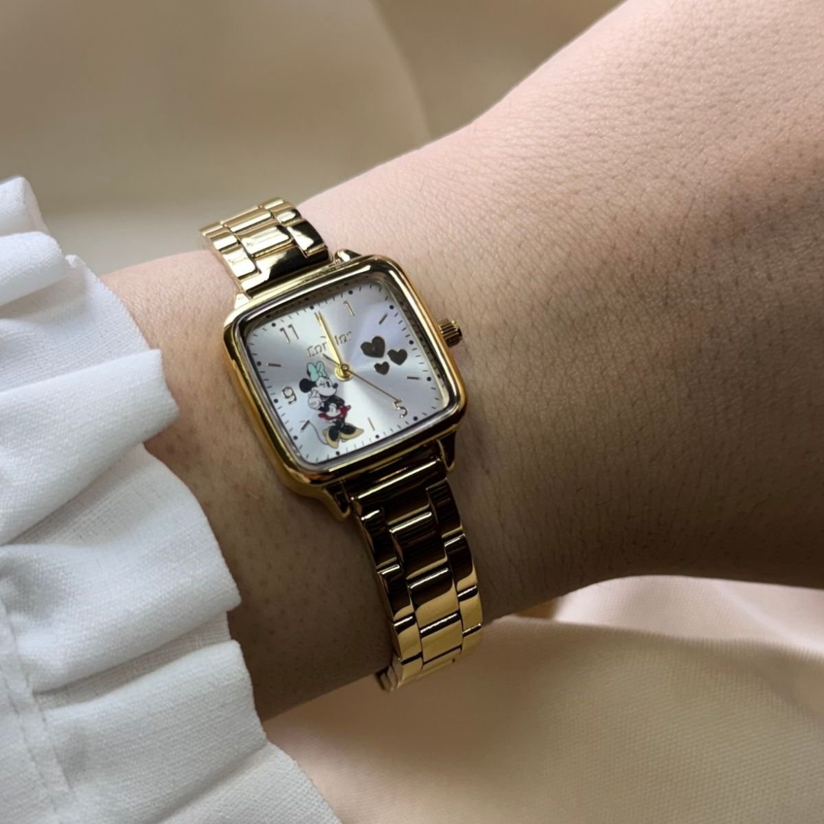 Relógio Condor Disney Minnie Feminino CO2035NXL/K4K Dourado Dourado 3