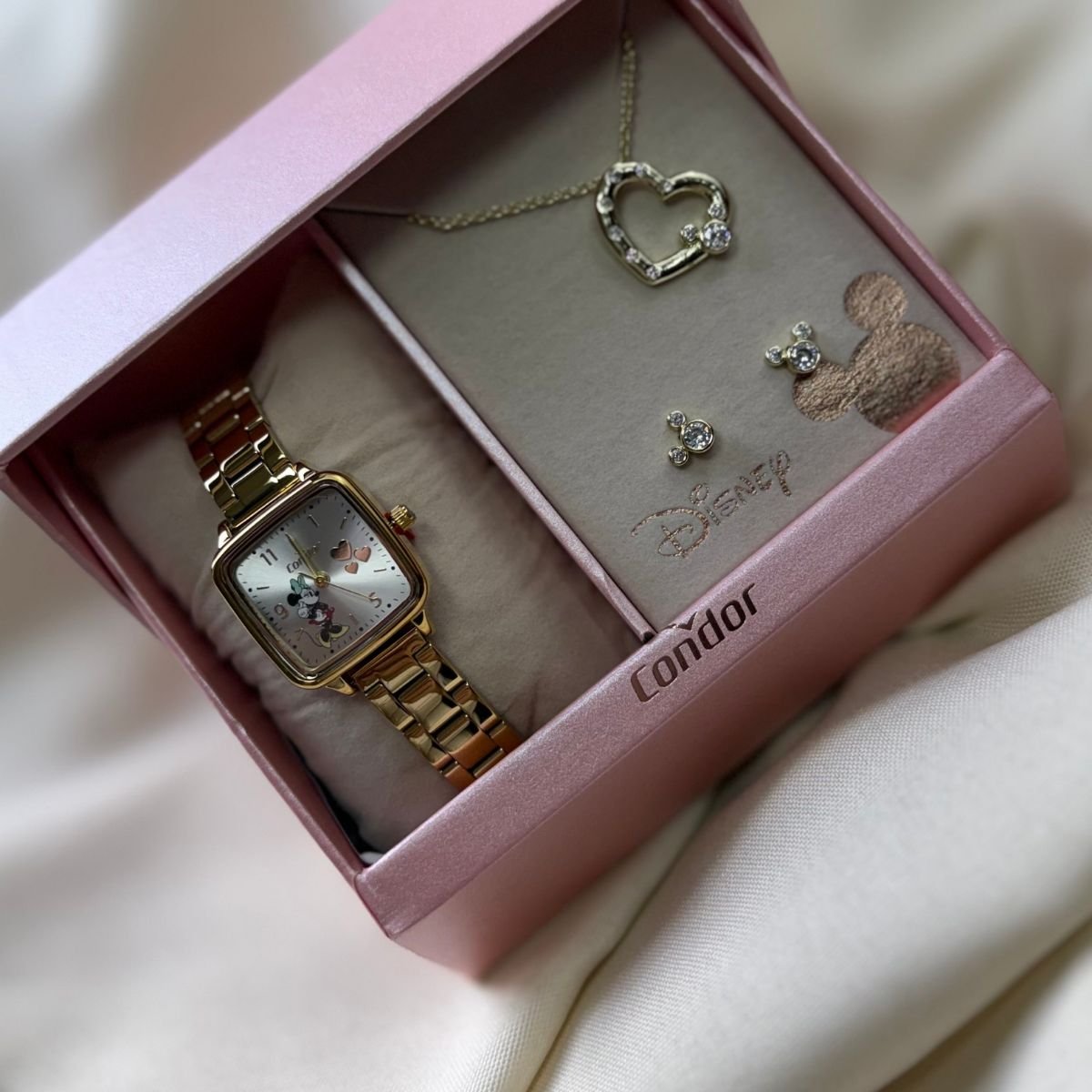 Relógio Condor Disney Minnie Feminino CO2035NXL/K4K Dourado Dourado 4