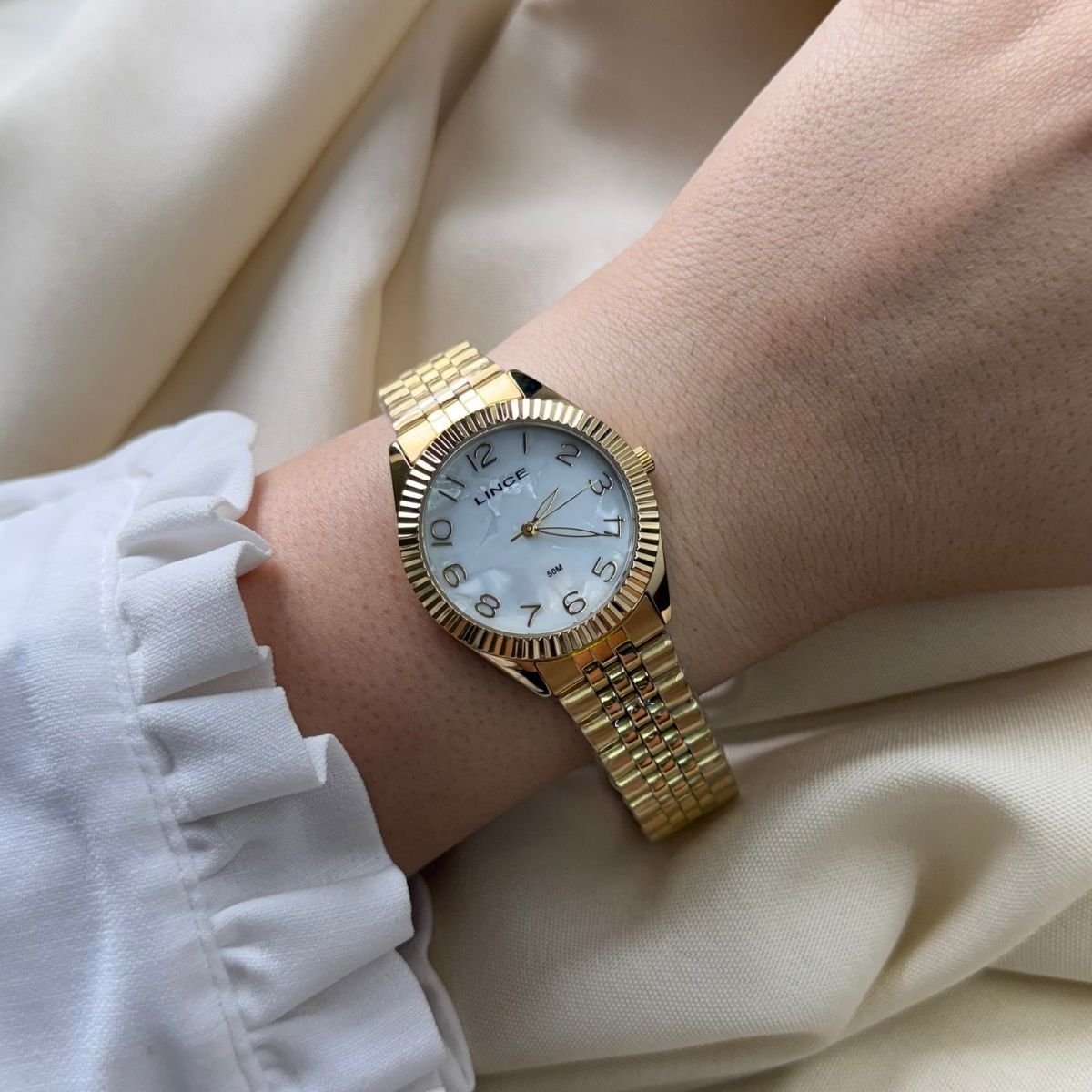 Kit Relógio Lince Feminino LRGM063L36 K0J4B2KX Dourado Dourado 2