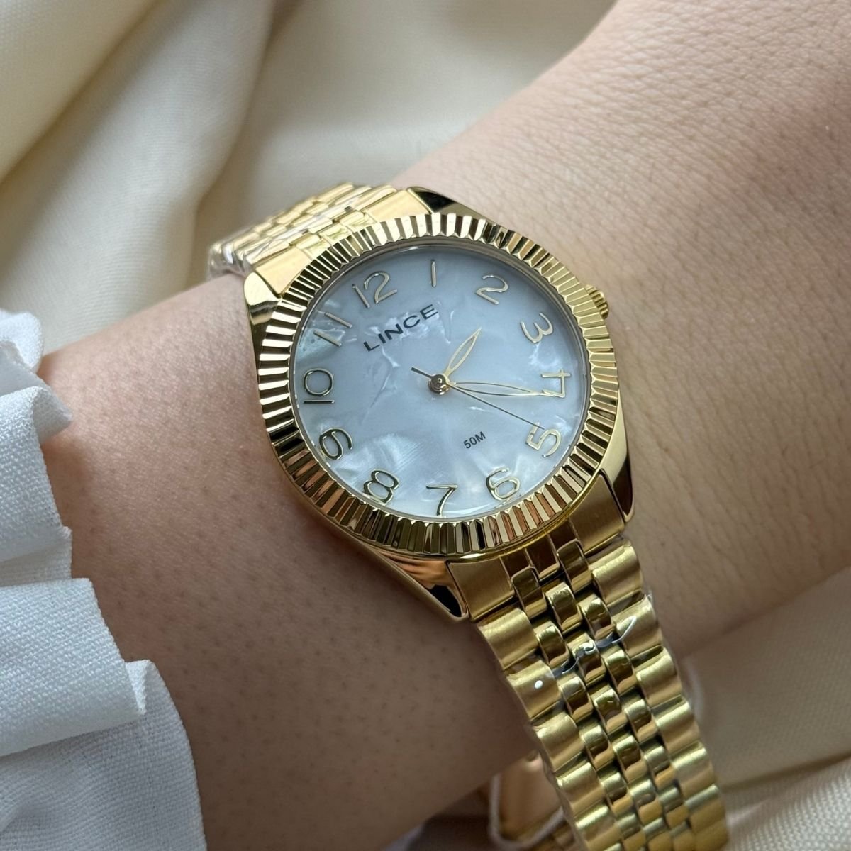 Kit Relógio Lince Feminino LRGM063L36 K0J4B2KX Dourado Dourado 3