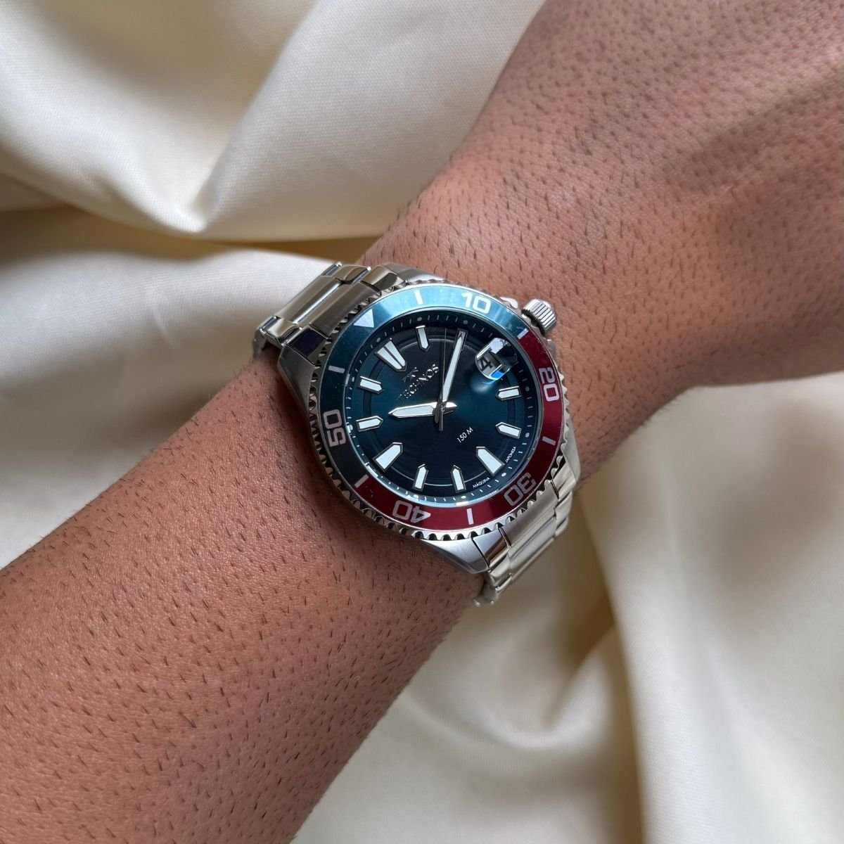 Relógio Technos Masculino Acqua 2415EJ/1A Prata Prata 4