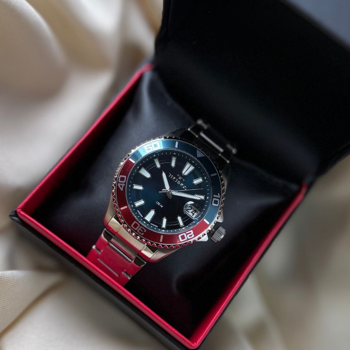 Relógio Technos Masculino Acqua 2415EJ/1A Prata Prata 6