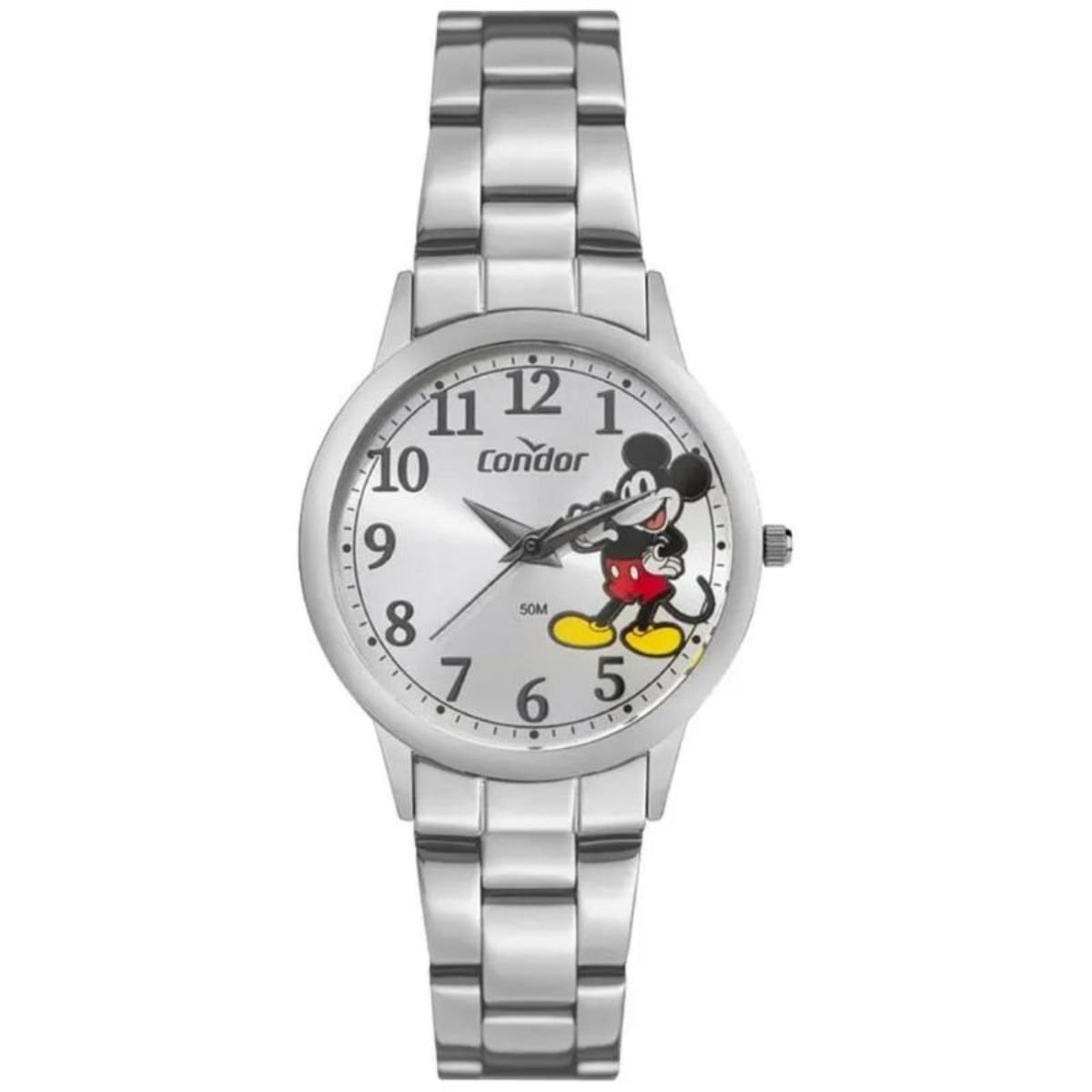 Kit Relógio Condor Disney Feminino Mickey CO2035NGT/K4K Prata Prata 2