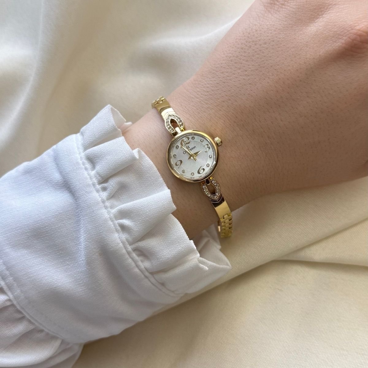 Relógio Champion Feminino CF25143H Dourado Dourado 3