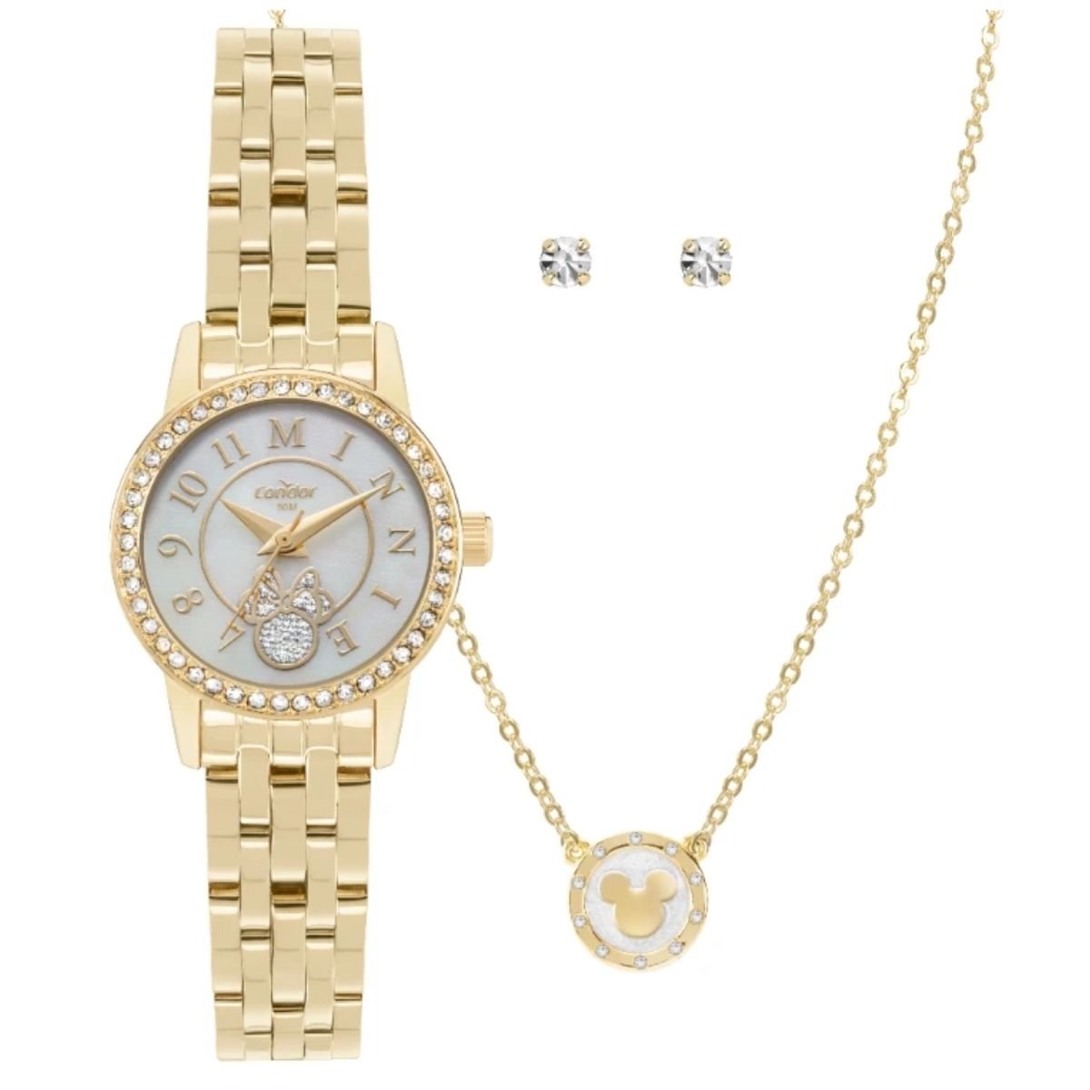 Relógio Condor Disney Minnie Feminino CO2036MZJ/K4B Dourado