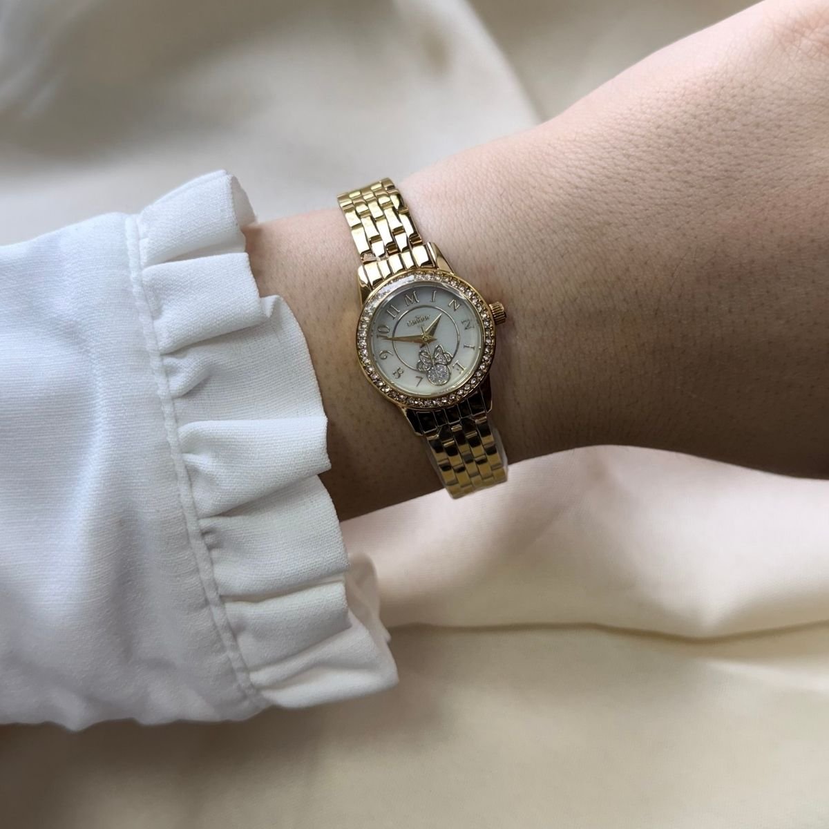 Relógio Condor Disney Minnie Feminino CO2036MZJ/K4B Dourado Dourado 2