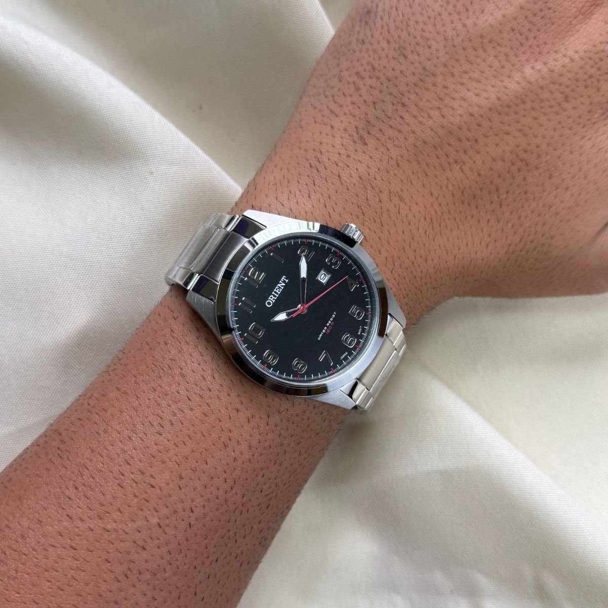 Relógio Orient Masculino MBSS1360 P2SX Prata Prata 3