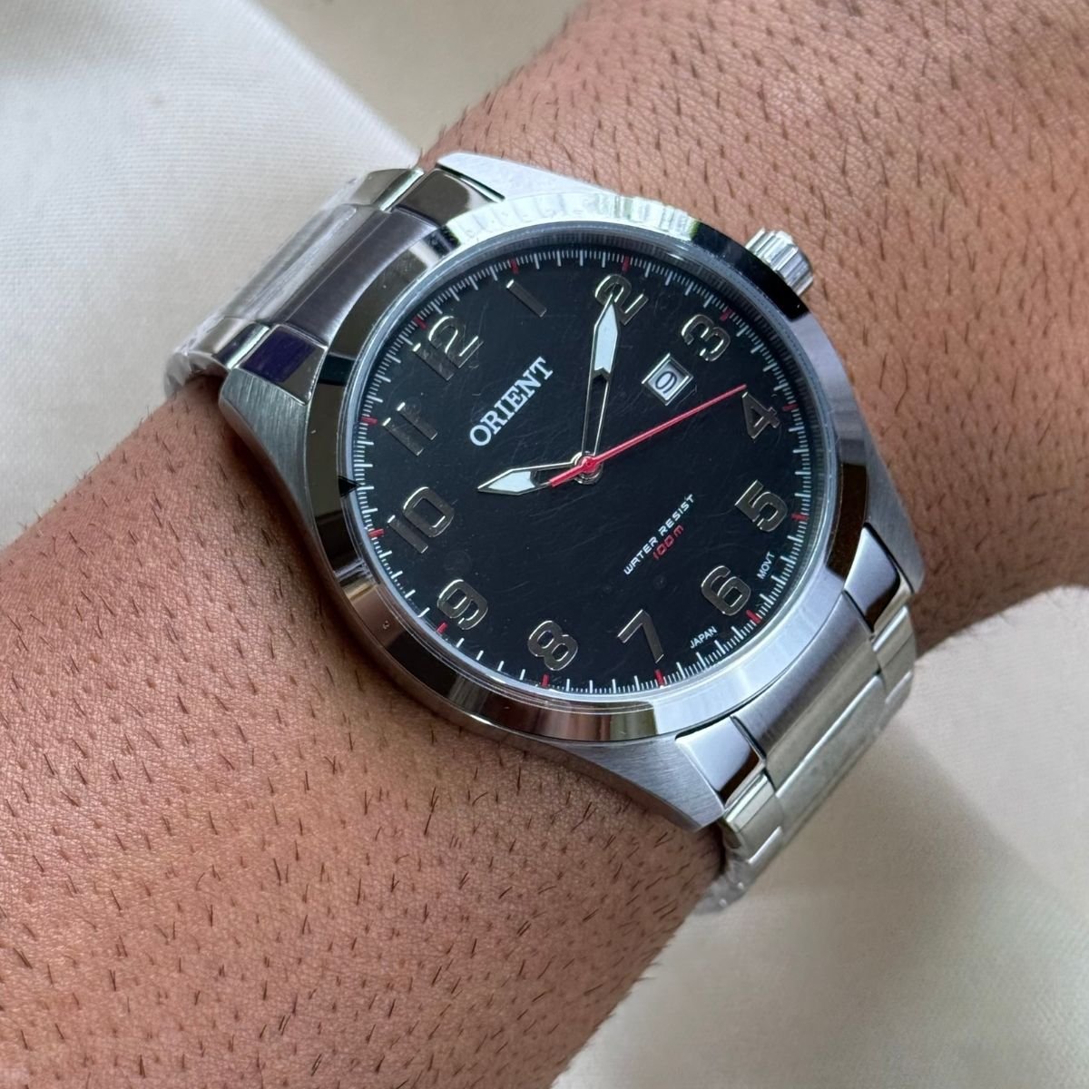 Relógio Orient Masculino MBSS1360 P2SX Prata Prata 4