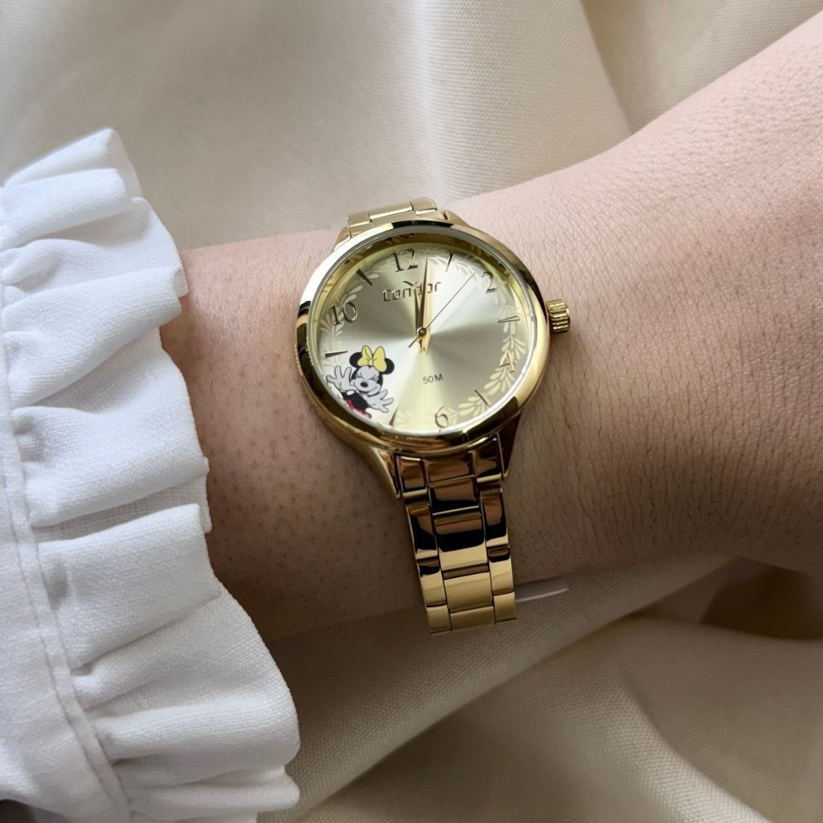 Relógio Condor Disney Minnie Feminino CO2035NWO/K4X Dourado Dourado 3