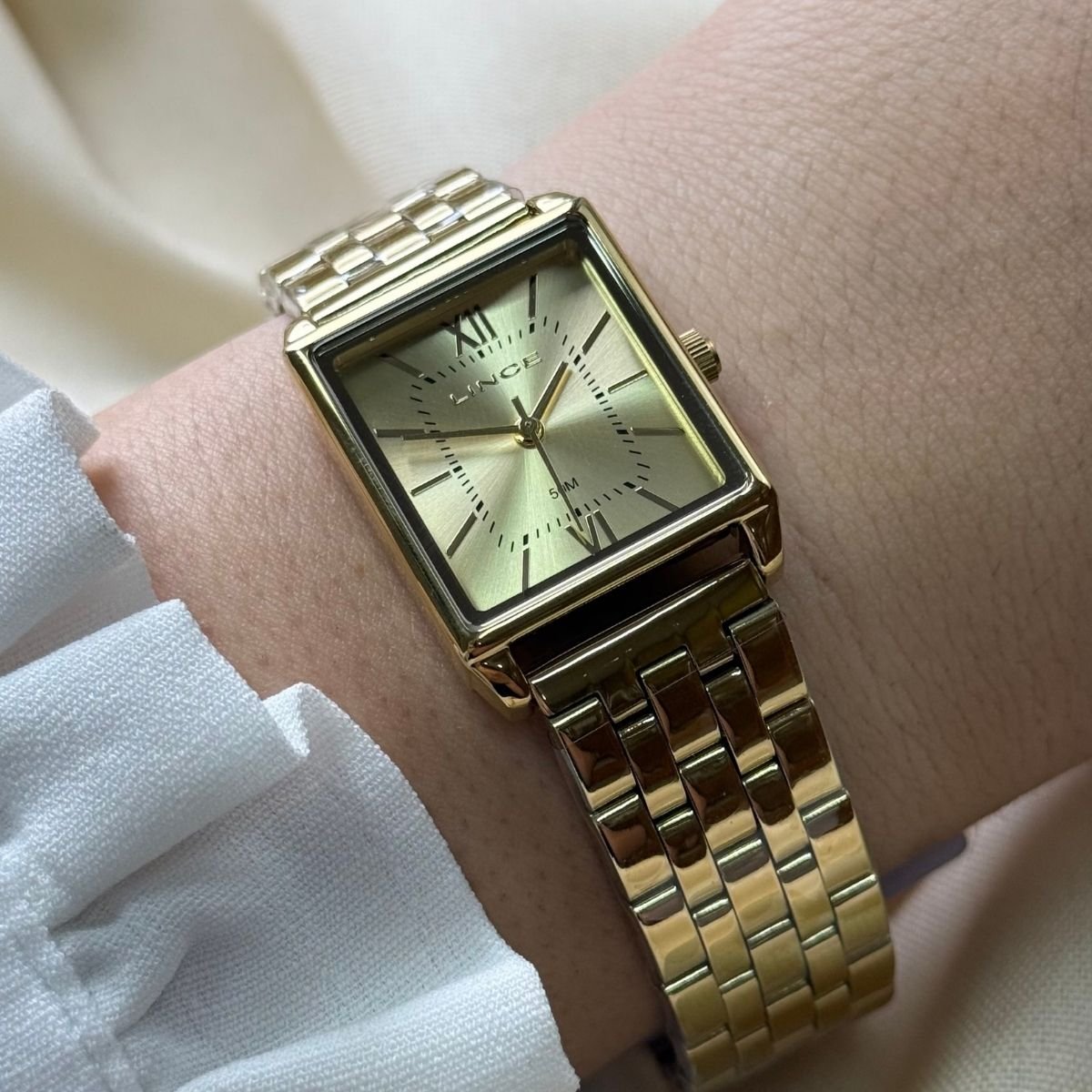 Relógio Lince Feminino LQC4823L25 C3KX Dourado Dourado 4