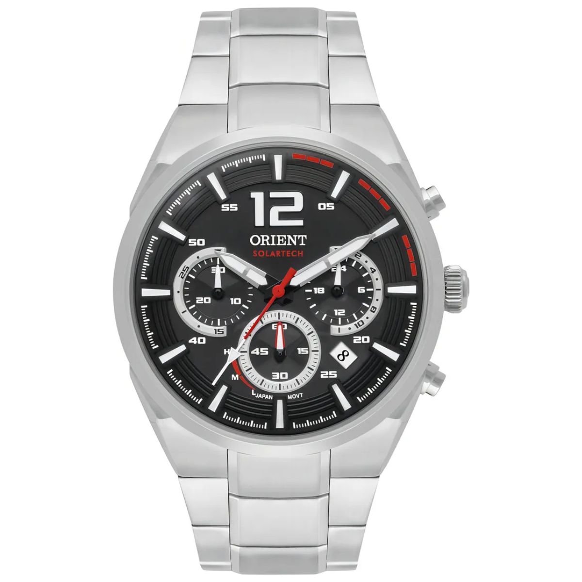 Relógio Orient Masculino SolarTech MBSSC257 P2SX Prata