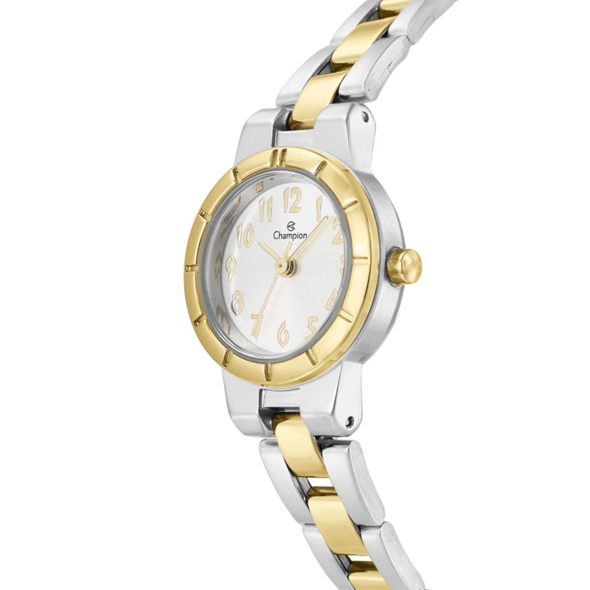 Relógio Champion Feminino CN24940S Prata Prata/Dourado 2