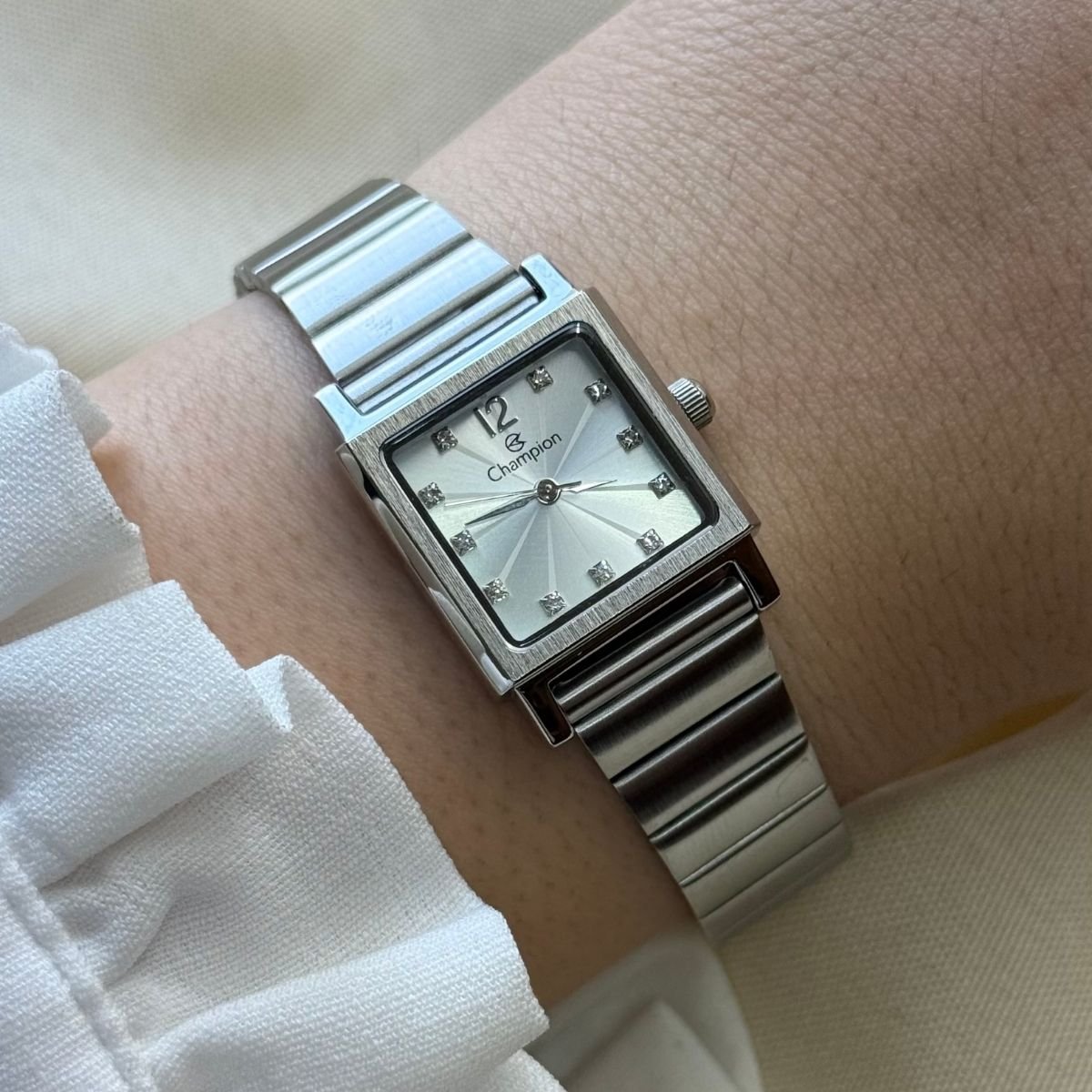 Relógio Champion Feminino CF24135Q Prata Prata 4