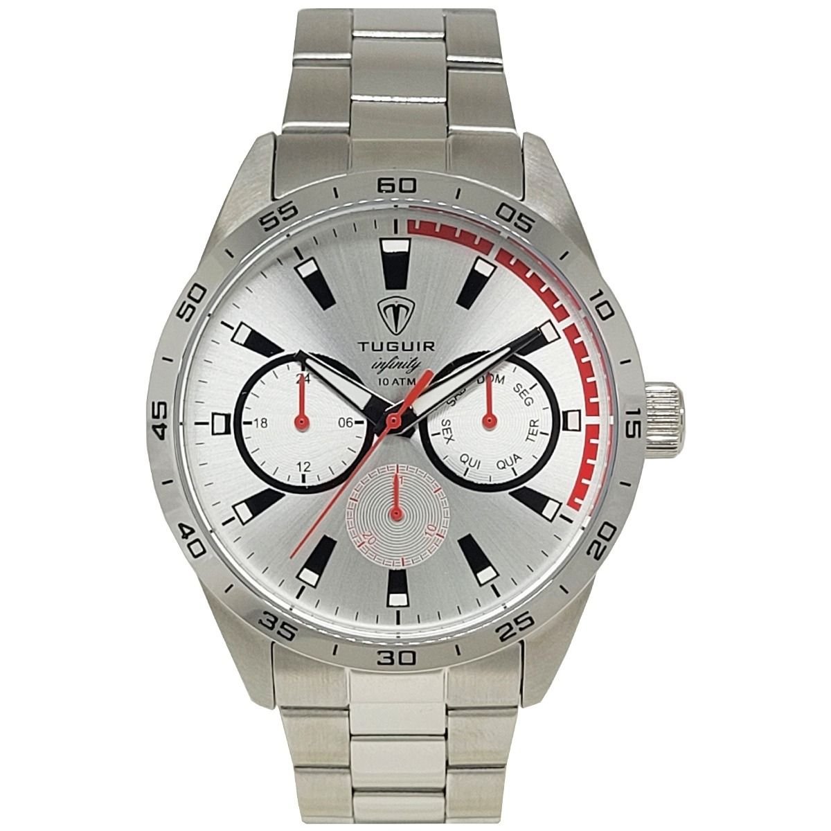 Relógio Tuguir Masculino Infinity TGI37063 Prata