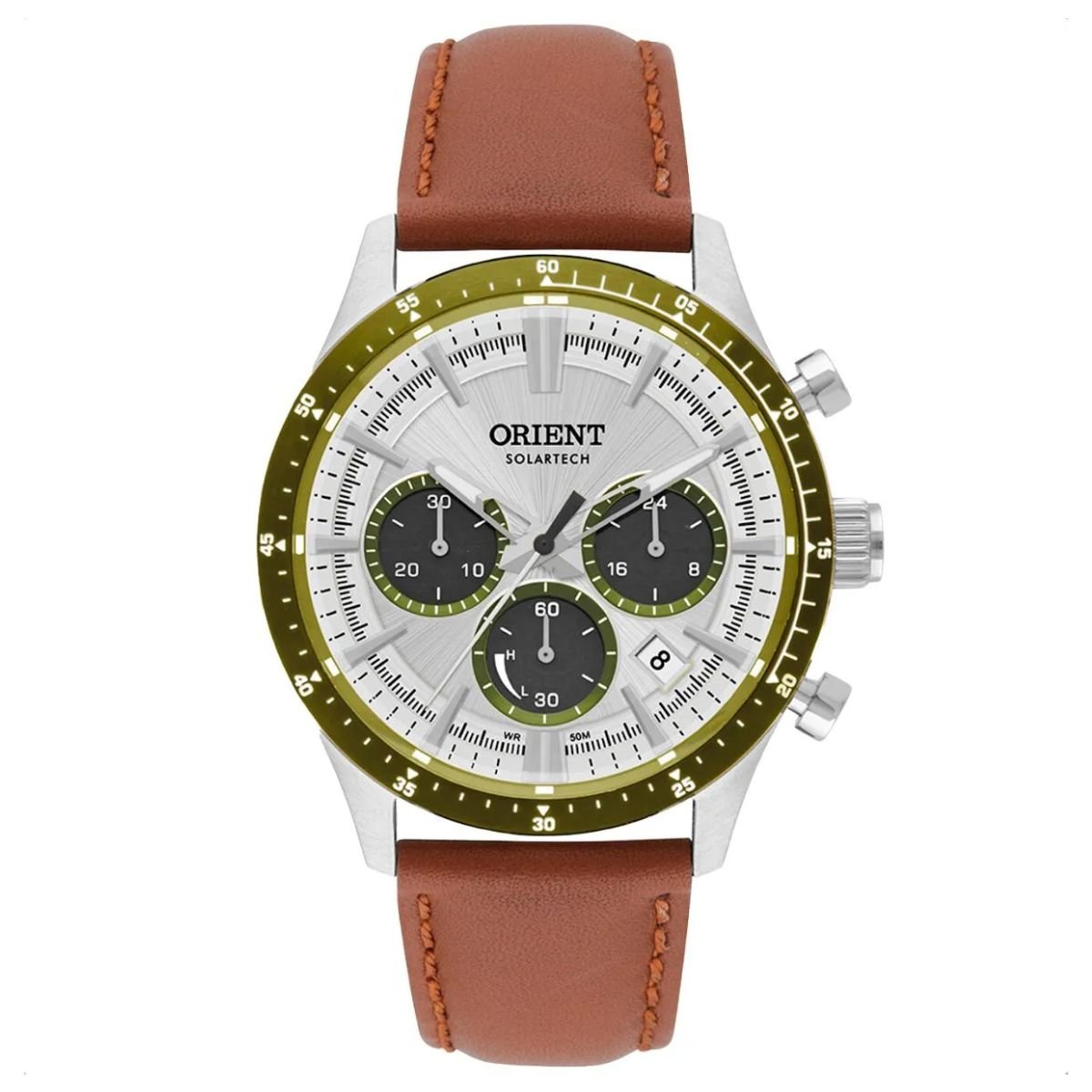 Relógio Orient Masculino SolarTech MBSCC065 S1MX Prata
