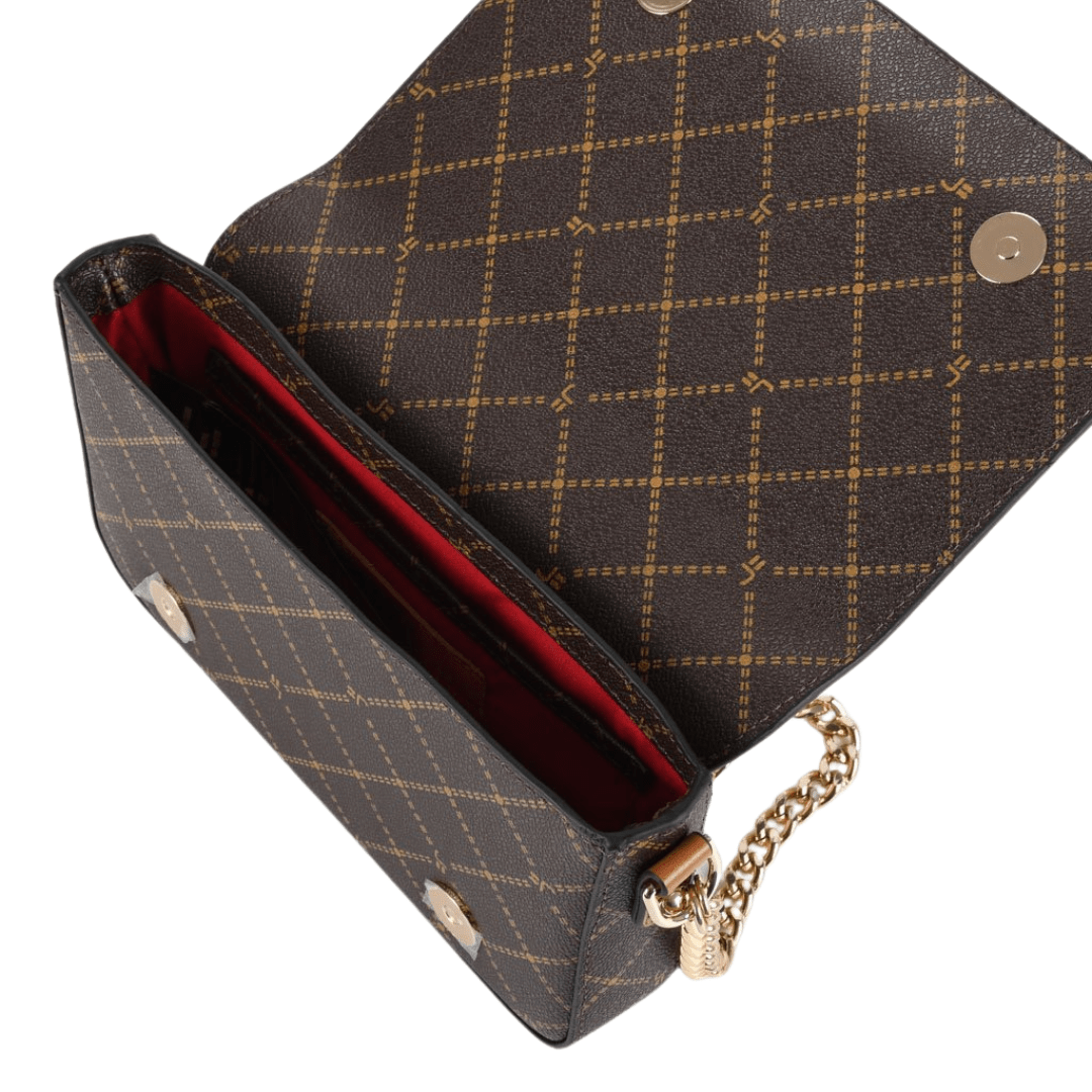 Bolsa Jorge Bischoff Feminina Pequena Café Amendoa Marrom 4