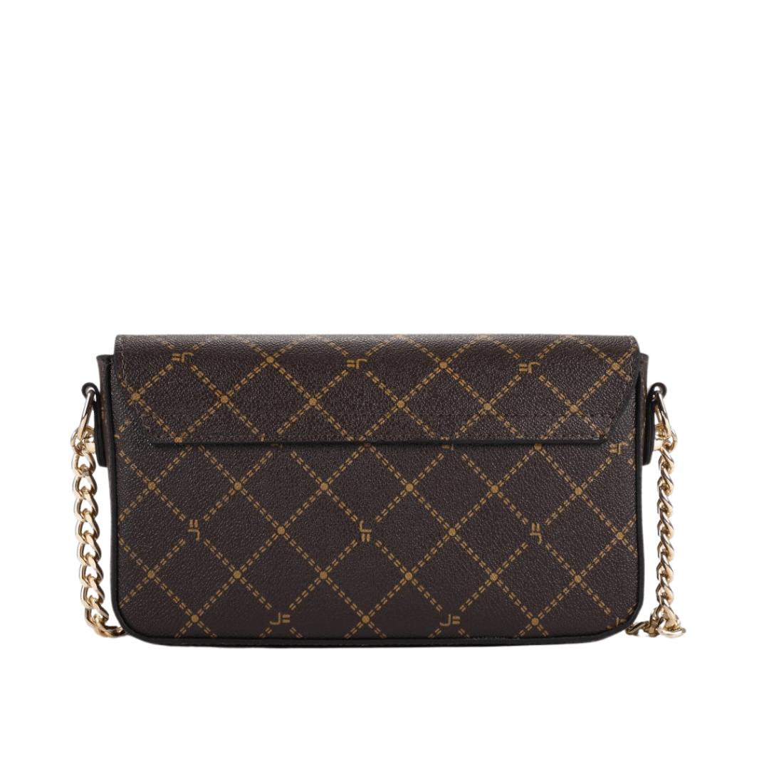 Bolsa Jorge Bischoff Feminina Pequena Café Amendoa Marrom 5