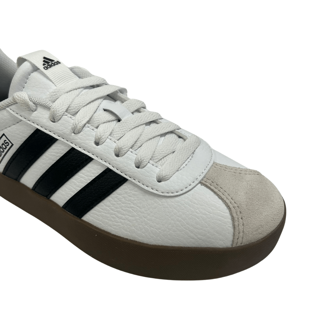 Tênis Adidas VL Court 3.0 Masculino Branco Preto Branco/Preto 3