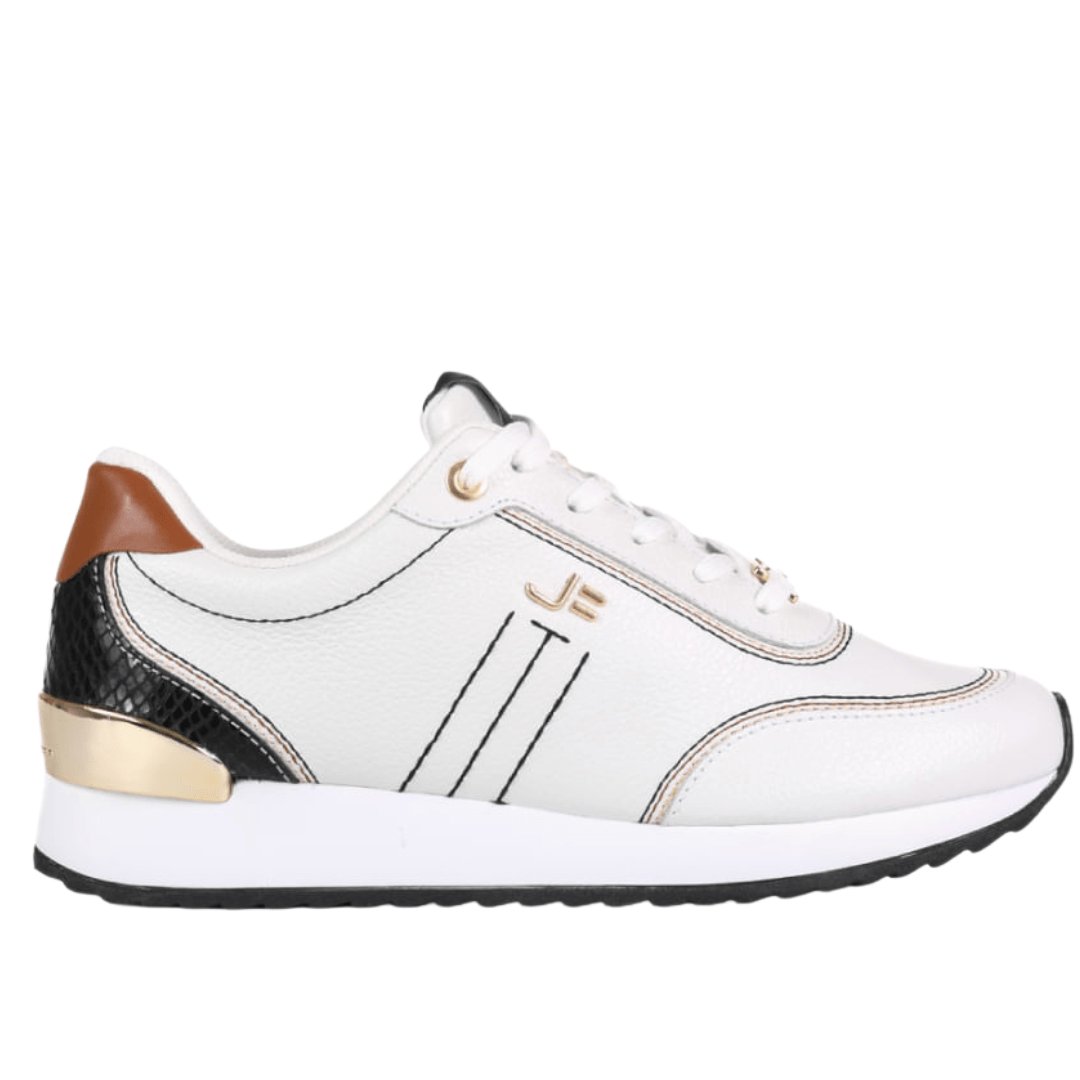 Tênis Jorge Bischoff Feminino Floter Fresh Branco Couro
