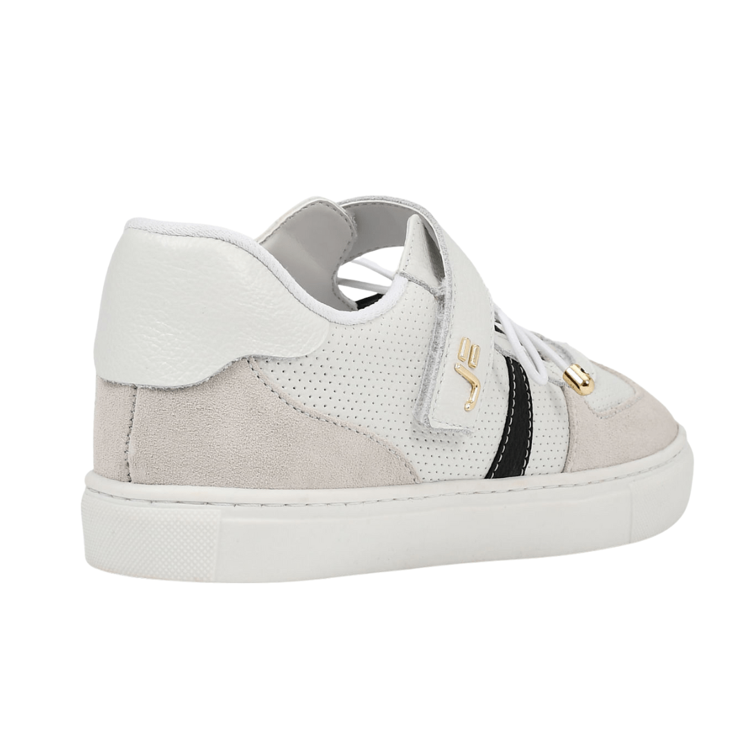 Tênis Jorge Bischoff Feminino Branco Preto Couro Branco 5