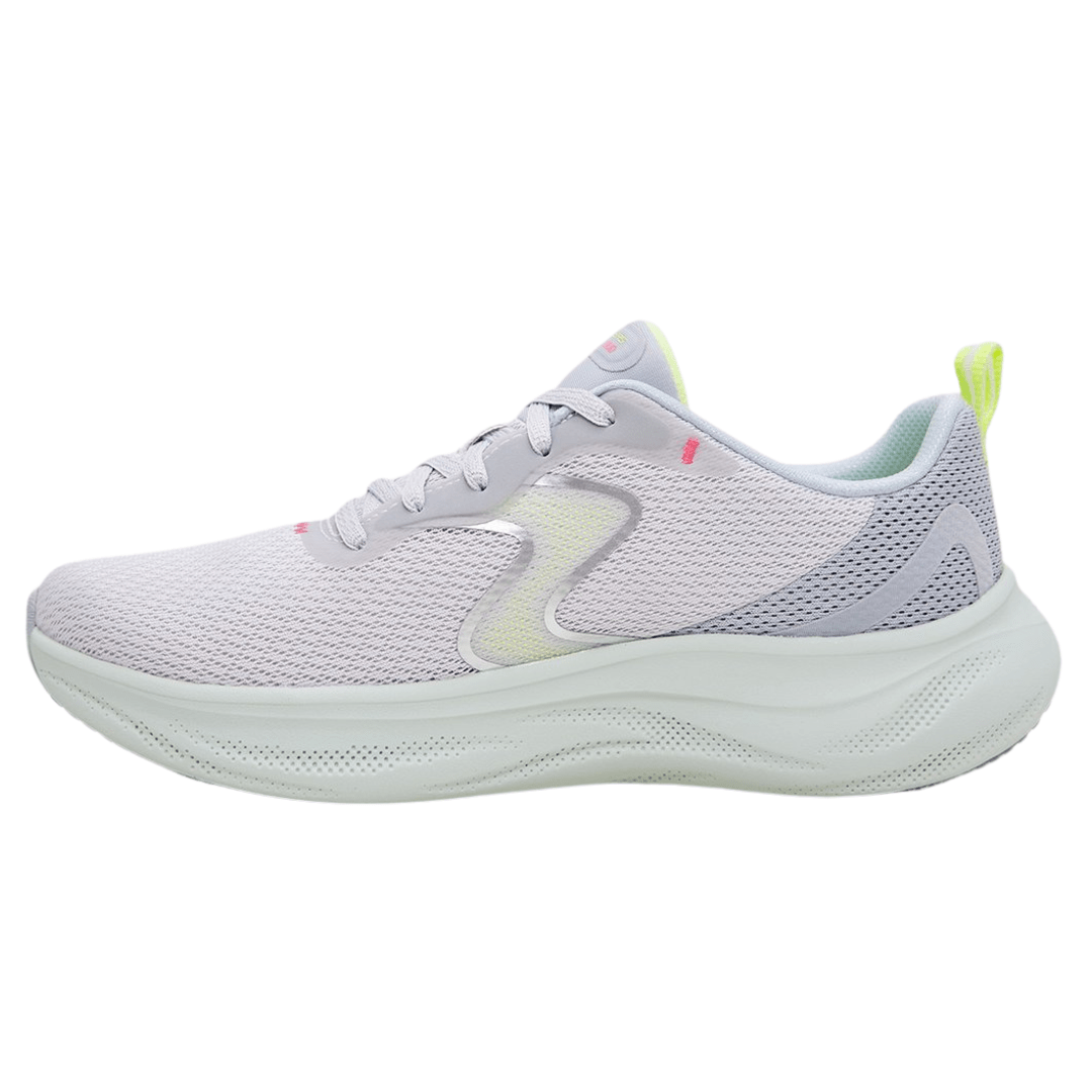 Tênis Skechers Feminino Skech Cloud-Smooth Wave Cinza Verde Branco 6