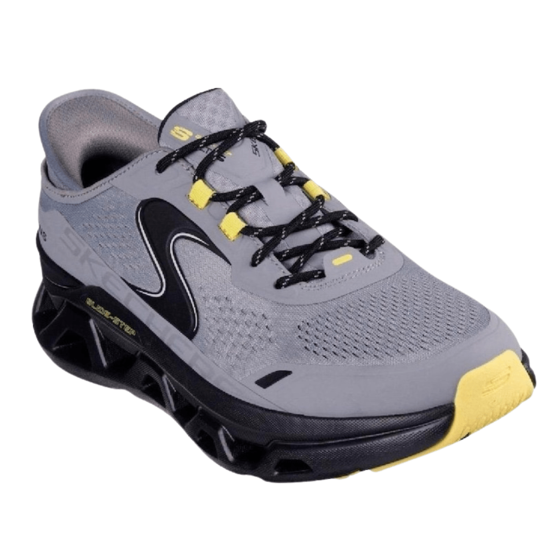 Tênis Skechers Masculino Glide Step Altus Cinza Preto Cinza 3