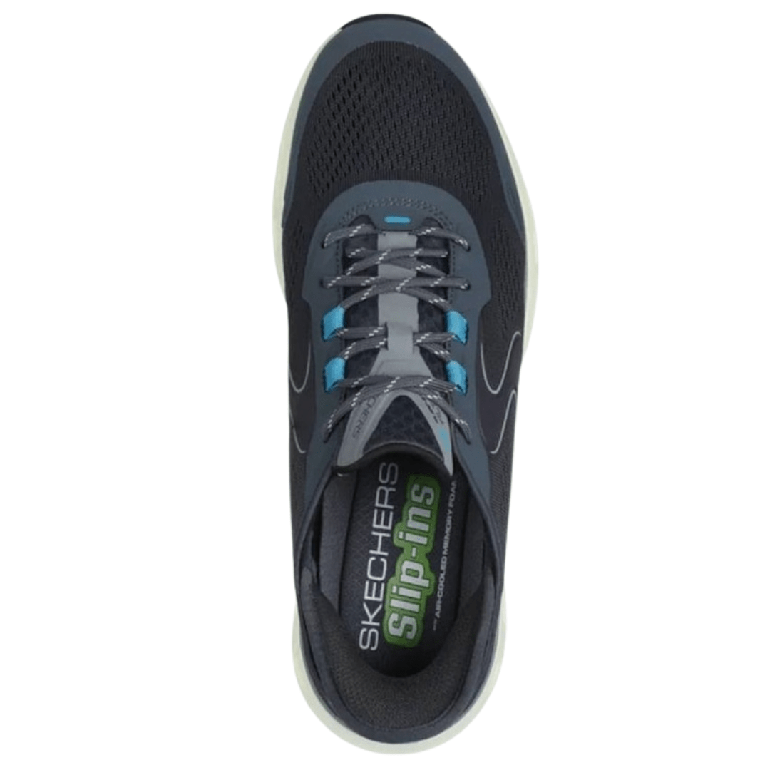 Tênis Skechers Masculino Glide Step Altus Cinza Preto Cinza 4
