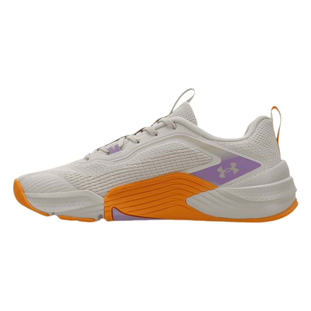 Tênis Under Armour Feminino UA Tribase Reps 2 SE Marfim Laranja Preto Bege 4