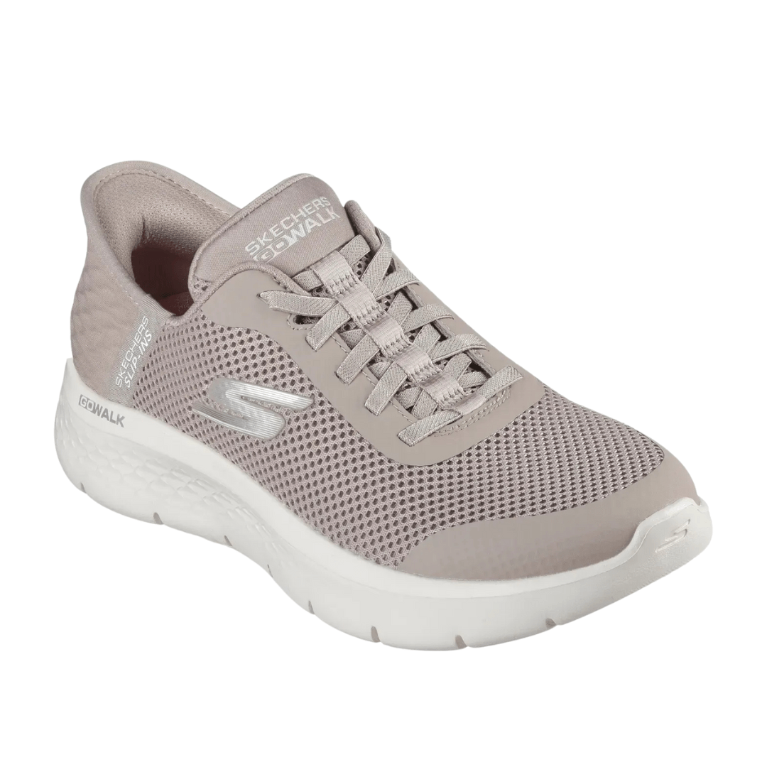 Tênis Skechers Feminino Go Walk Flex Castanho Bege 2