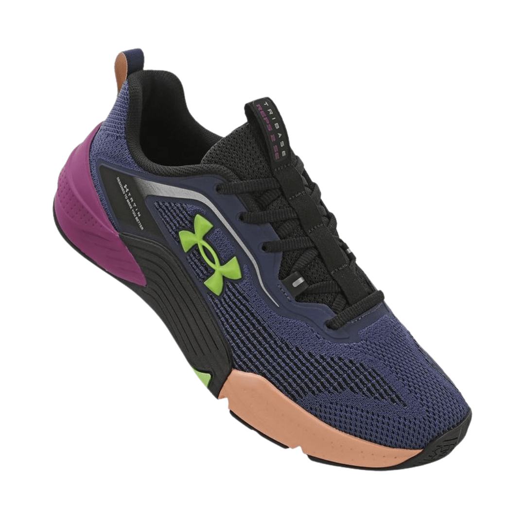 Tênis Under Armour Feminino UA Tribase Reps 2 Azul Stone Dalia Limão Azul 3